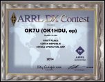 ARRL DX Contest 2014 OK7U