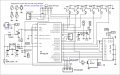 schema of controling subpanel for UHF (70cm) FM transceiver