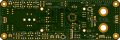 PCB oscillator SI5351a 160m QRP back side